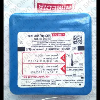 ПолимиксинБ HiComb МИК тест 10 полосок А10 полосок В ФСЗ 2009/03589