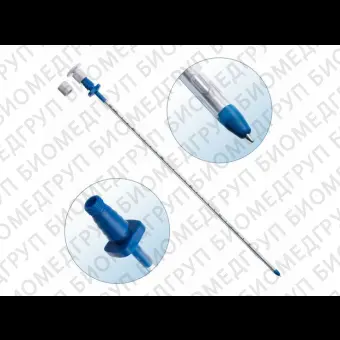 Торакальный троакар катетер ПВХ со стилетом, 32 Fr, длина 40 см Volkmann