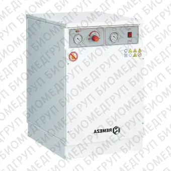 Remeza КМ16.VS204КД  безмасляный компрессор для 2х стоматологических установок, с осушителем мембранного типа, с кожухом, с ресивером 16 л, 145 л/мин