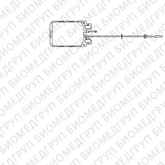 Контейнер полим. для крови и ее компонв стерил. однократо применения: КПК1600/4 однокамй с 4мя портами 600 мл с иглой полимерной одноканальной
