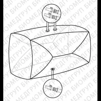 Мешки для сбора, хранения и транспортировки культуральной жидкости 3D Productainer BPCs, 500 литров, материал ASI 26/77, 3 порта, Thermo FS, SS00167I