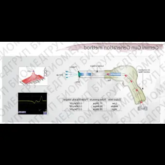 Генератор ударных волн для лечения ортопедических больных Gemini Gun E.S.W.T