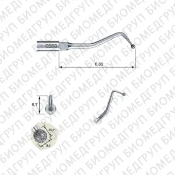 G62D  насадка к скейлерам Varios для реставрации зубов с минимальным вмешательством для NSK/Satelec
