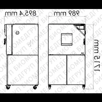 Камера испытательная теплохолод, 70...180С, MKT 115, 115л, Binder, 90200385