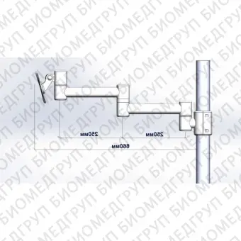 DS240250 ADec VIP кронштейн для стоматологической установки ADec