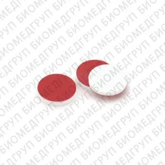 Септа силиконовая белая PTFE/Red Silicone, 1 мм, 9425, PRESLIT, 100 шт./уп., Импорт, C0000422