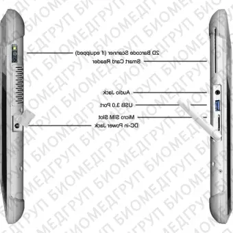 Планшетный медицинский ПК Intel Core i7 CyberMed Rx