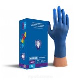 Safe&Care, Перчатки нитриловые, синие, LN 303, 100 пар