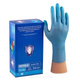Safe&Care, Перчатки нитриловые, голубые, 100 пар, TN 303