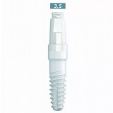 whiteSKY zirconium - цирконевый имплантат стоматологический (однокомпонентный), SKY3512C, 3.5 мм, L 12 мм