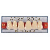 Зубы акриловые Acry Rock фронтальные верхние (планка 6 зубов) (D3 S-47)