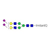 AdvanceBio InstantQ G2S2 α(2,6)/A2G2S(6)2 N-гликан (ди-α(2,6)-сиалилированный галактозилированный двухантенный комплекс N-гликан (InstantQ A2) (ранее Prozyme). N-гликан, меченный InstantQ для использования в качестве качественного стандарта с системой ана